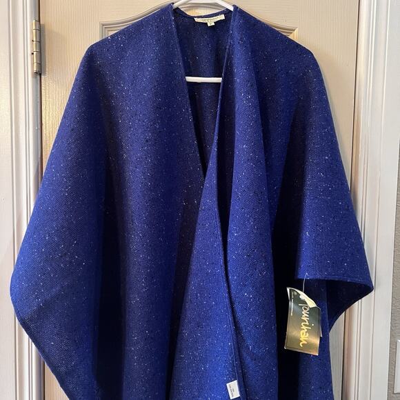 Jimmy Hourihan Shawn Poncho Women’s Pure Irish Wool NWT (one Size) Style 9385 - Picture 1 of 9